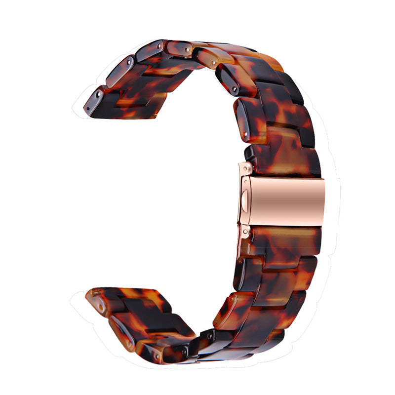 Resin Watch Band Stainless Steel Buckle Strap Bracelet for Samsung Galaxy Watch4 Classic 42mm 46mm Resin Watch Band Stainless Steel Buckle Strap Bracelet for Samsung Galaxy Watch4 Classic 42mm 46mm